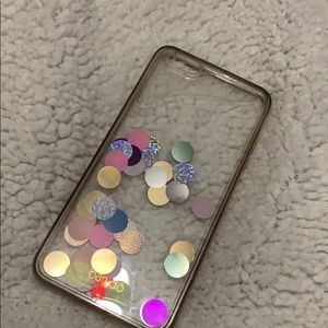 iPhone 6s Plus water glitter case